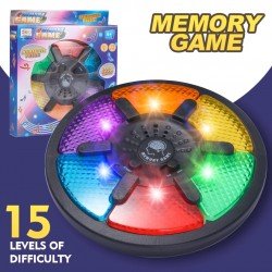 Memory Game Machine, Handheld Electronic Memory Game with Light and Sound, Puzzle Creative Interactive Game Toy, Memory Training